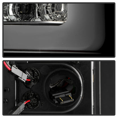 Spyder 07-13 Silverado (Will Not Work w/2010 921 Bulb)V3 Tail Lights Blk Smk ALT-YD-CS07V3-LBLED-BSM 5084095