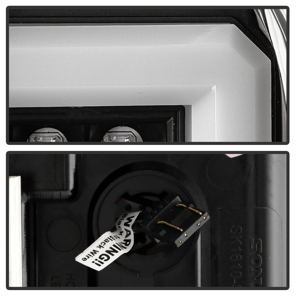 SPYDER Chevy 1500 14-16 Light Bar LED Tail Lights All Blk ALT-YD-CS14-LBLED-BKV2 5085856