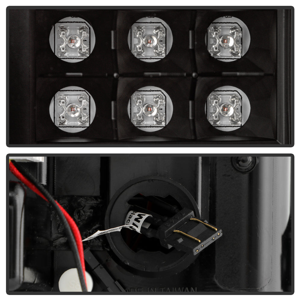 SPYDER Chevy 1500 14-16 Light Bar LED Tail Lights All Blk ALT-YD-CS14-LBLED-BKV2 5085856