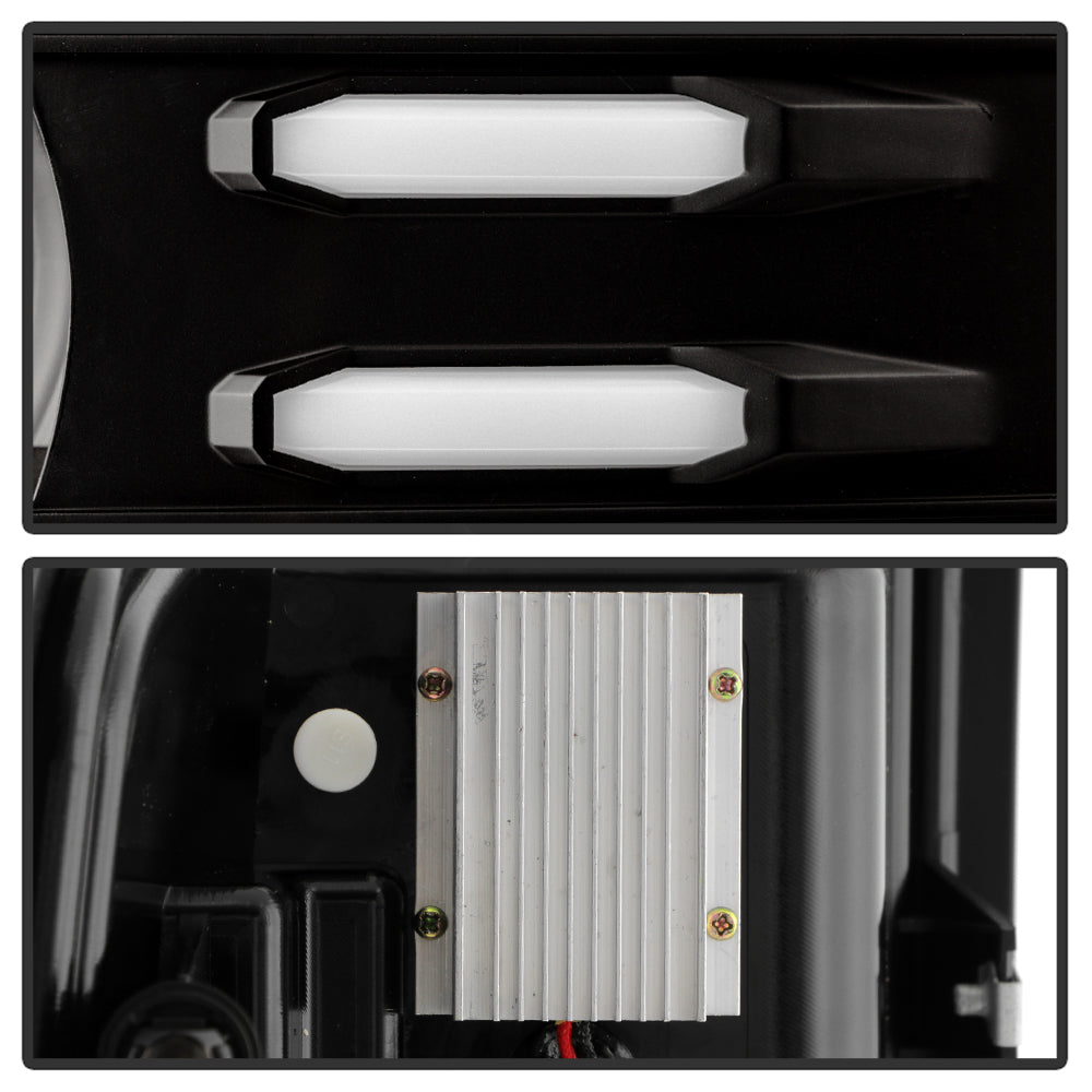 SPYDER Chevy 1500 14-16 Light Bar LED Tail Lights All Blk ALT-YD-CS14-LBLED-BKV2 5085856