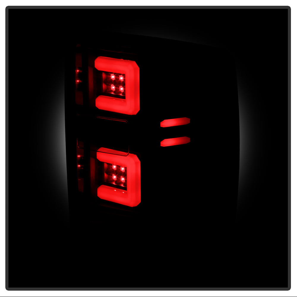 SPYDER Chevy 1500 14-16 Light Bar LED Tail Lights All Blk ALT-YD-CS14-LBLED-BKV2 5085856
