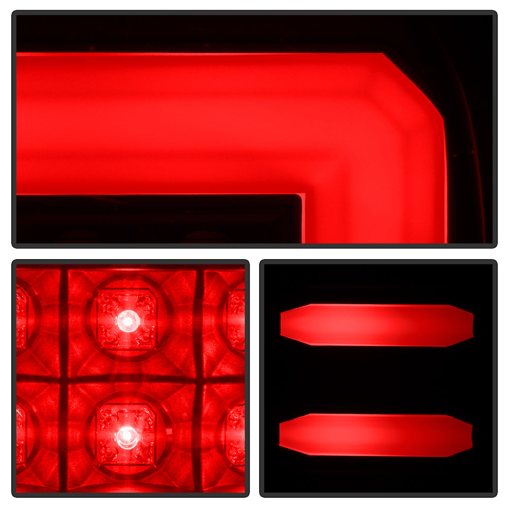 SPYDER Chevy 1500 14-16 Light Bar LED Tail Lights All Blk ALT-YD-CS14-LBLED-BKV2 5085856