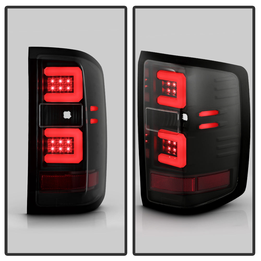 SPYDER Chevy 1500 14-16 Light Bar LED Tail Lights All Blk ALT-YD-CS14-LBLED-BKV2 5085856