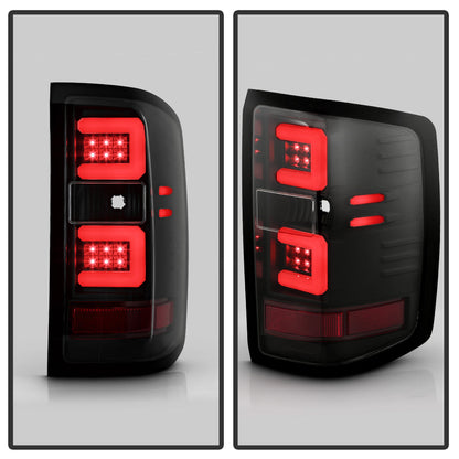 SPYDER Chevy 1500 14-16 Light Bar LED Tail Lights All Blk ALT-YD-CS14-LBLED-BKV2 5085856
