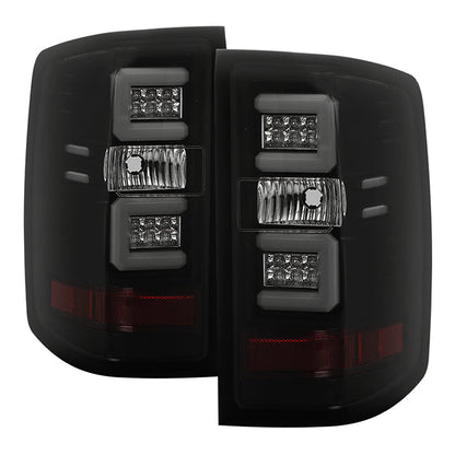 Spyder Chevy 1500 14-16 Light Bar LED Tail Lights Blk Smke ALT-YD-CS14-LBLED-BSM 5079992