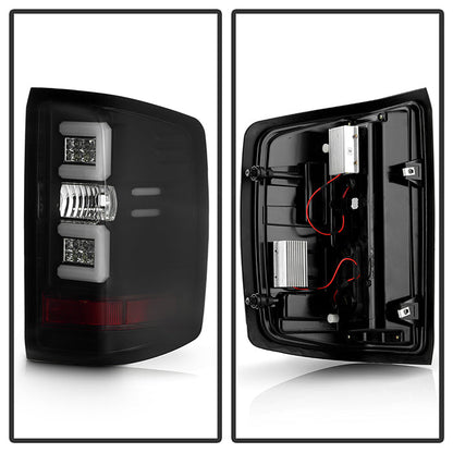 Spyder Chevy 1500 14-16 Light Bar LED Tail Lights Blk Smke ALT-YD-CS14-LBLED-BSM 5079992