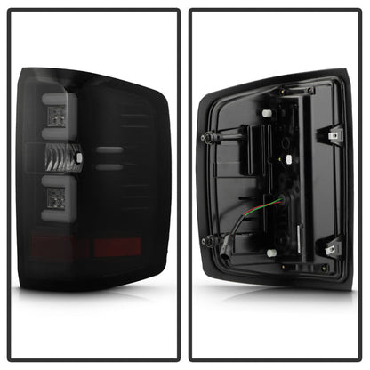 Spyder Chevy Silverado 16-17 Light Bar LED Tail Lights - Black Smoke ALT-YD-CS16-LED-BSM 5083739
