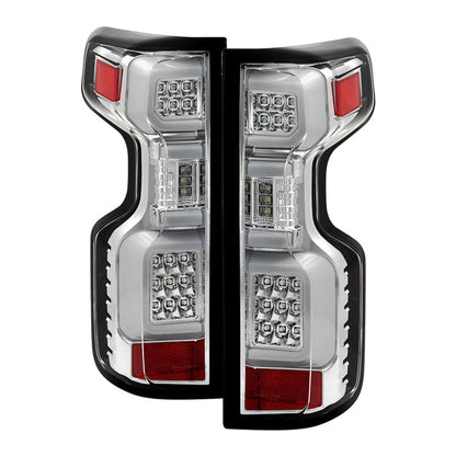 Spyder Chevy Silverado 19-20 (Do Not Fit Halogen Model) LED Tail Light - Chrome ALT-YD-CS19LED-C 5087287