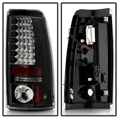 Spyder Chevy Silverado 1500 99-02 (Not Fit Stepside) LED Tail Lights Blk ALT-YD-CS99-LED-BK 5002044