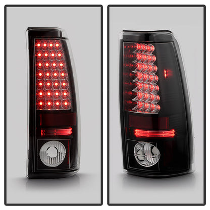 Spyder Chevy Silverado 1500 99-02 (Not Fit Stepside) LED Tail Lights Blk ALT-YD-CS99-LED-BK 5002044