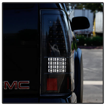 Spyder Chevy Silverado 1500 99-02 (Not Fit Stepside) LED Tail Lights Smke ALT-YD-CS99-LED-SM 5002082