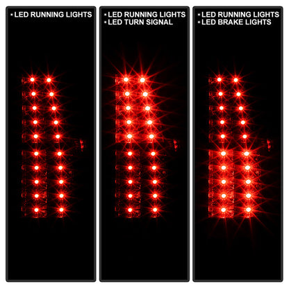 Spyder Chevy Suburban/GMC Yukon/Yukon Denali 07-14 LED Tail Lights Blk ALT-YD-CSUB07-LED-BK 5002136