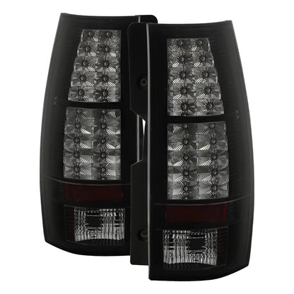 Spyder Chevy Suburban/GMC Yukon/Yukon Denali 07-14 LED Tail Lights Blk Smke ALT-YD-CSUB07-LED-BSM 5078087