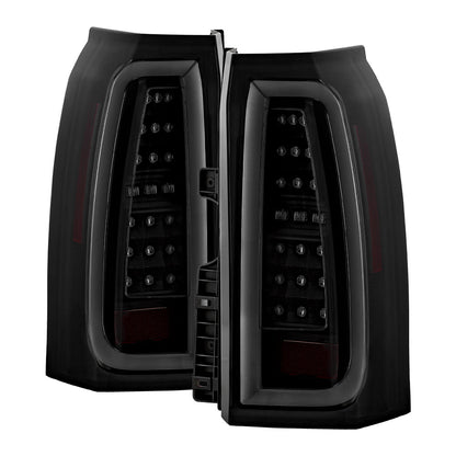SPYDER 15-20 Chevy Tahoe Rear LED Taillights - Black Smoke (ALT-YD-CTA15-GRLED-BSM) 5089465