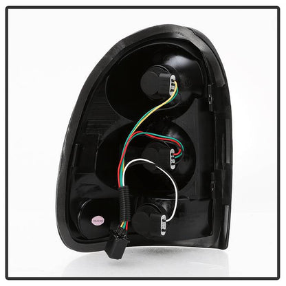 Spyder Dodge Caravan/Grand Caravan 96-00Euro Style Tail Lights Black ALT-YD-DC96-BK 5002235