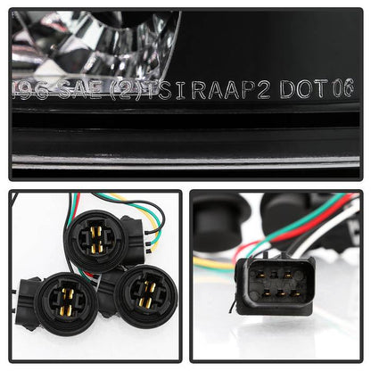 Spyder Dodge Caravan/Grand Caravan 96-00Euro Style Tail Lights Black ALT-YD-DC96-BK 5002235