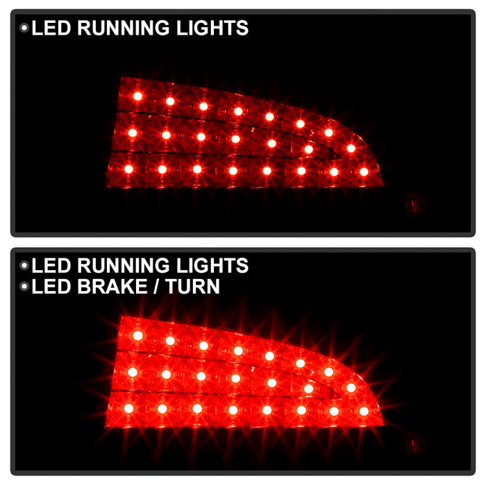 Spyder Dodge Charger 06-08 LED Tail Lights Black ALT-YD-DCH05-LED-BK 5002273