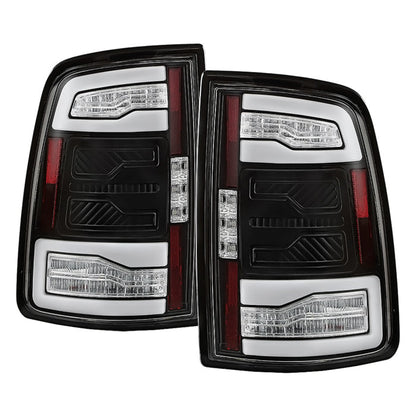 SPYDER 19-24 Dodge Ram 2500/3500 HD LED Tail Lights - Black (ALT-YD-DR19HDLEDAP-GRSEQ-BK) 5089410