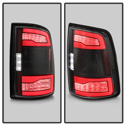 SPYDER 19-24 Dodge Ram 2500/3500 HD LED Tail Lights - Black (ALT-YD-DR19HDLEDAP-GRSEQ-BK) 5089410