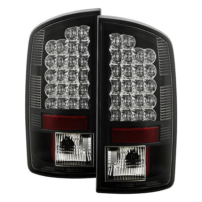 Spyder Dodge Ram 07-08 1500/Ram 07-09 2500/3500 LED Tail Lights Black ALT-YD-DRAM06-LED-BK 5002617