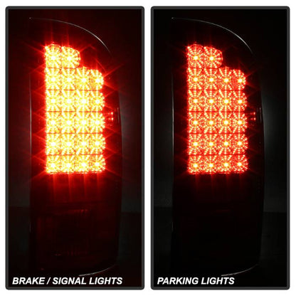 Spyder Dodge Ram 07-08 1500/Ram 07-09 2500/3500 LED Tail Lights Smoke ALT-YD-DRAM06-LED-SM 5002655