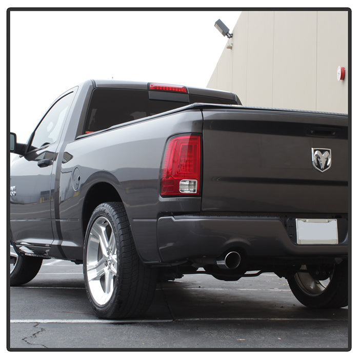 Spyder 09-16 Dodge Ram 1500 Light Bar LED Tail Lights - Red Clear ALT-YD-DRAM09V2-LED-RC 5084040