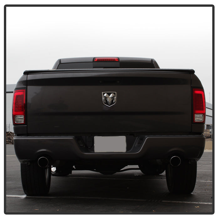 Spyder 09-16 Dodge Ram 1500 Light Bar LED Tail Lights - Red Clear ALT-YD-DRAM09V2-LED-RC 5084040