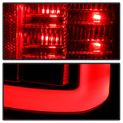 Spyder Dodge Ram 2013-2014 Light Bar LED Tail Lights - All Black ALT-YD-DRAM13V2-LED-BKV2 5085931