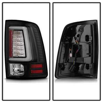 Spyder Dodge Ram 2013-2014 Light Bar LED Tail Lights - Black ALT-YD-DRAM13V2-LED-BK 5084057