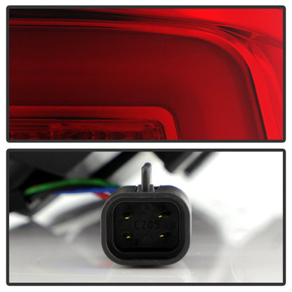 Spyder 13-14 Dodge Ram 1500 LED Tail Lights - Red Clear ALT-YD-DRAM13V2-LED-RC 5084071