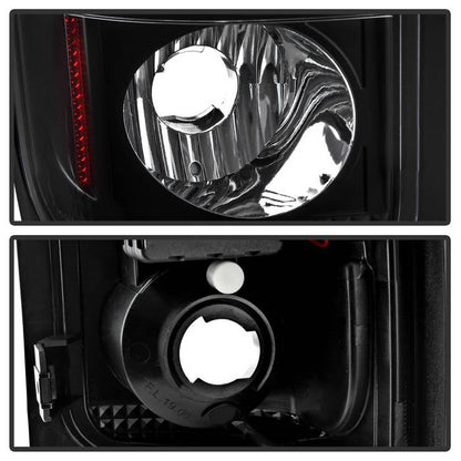 Spyder Dodge Ram 1500 94-01/Ram 2500/3500 94-02 LED Tail Lights Black ALT-YD-DRAM94-LED-BK 5002693