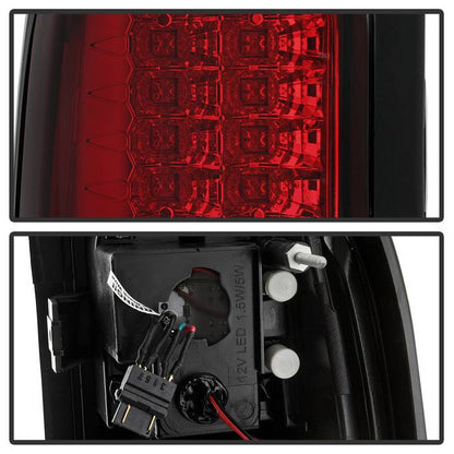 Spyder Dodge Ram 1500 94-01/Ram 2500/3500 94-02 LED Tail Lights Red Clear ALT-YD-DRAM94-LED-RC 5002716