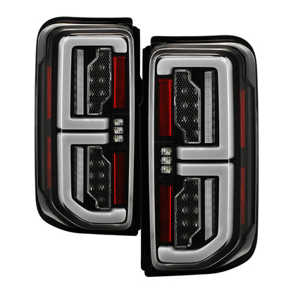 SPYDER 21-23 Ford Bronco Factory LED Model LED Tail Lights (ALT-YD-FB21-LED-BK) 5088758