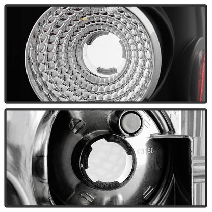 Spyder Ford F150 Flareside 04-08 Euro Style Tail Lights Black ALT-YD-FF15004FS-BK 5003225