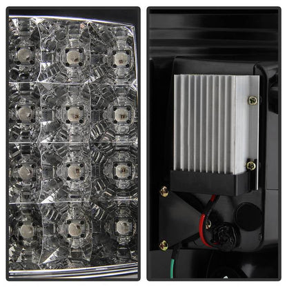 Spyder Ford F150 09-14 LED Tail Lights Black ALT-YD-FF15009-LED-BK 5008374