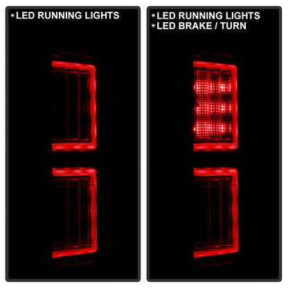 Spyder Ford F150 18-19 - Light Bar LED Tail Lights - All Black ALT-YD-FF15018-LED-BKV2 5085955