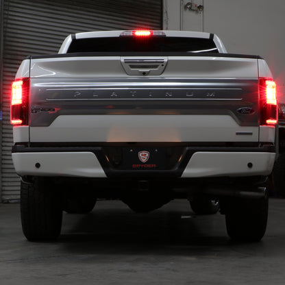 SPYDER 18-20 Ford F150 w/ Rear Blind Spot LED Tail Lights - Black (ALT-YD-FF15018BS-LED-BK) 5088550
