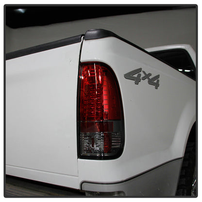 Spyder Ford F150 side 97-03/F250/350 Duty 99-07 LED Tail Lights Red Clear ALT-YD-FF15097-LED-RC 5003485