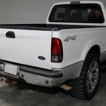 Spyder Ford F150 side 97-03/F250/350 Duty 99-07 LED Tail Lights Red Clear ALT-YD-FF15097-LED-RC 5003485