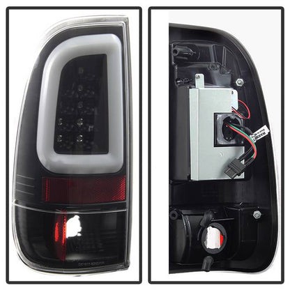 Spyder 97-03 Ford F150 Stylsd. F250/350 V3 Light Bar LED Tail Lights - Blk ALT-YD-FF15097V3-LBLED-BK 5084231