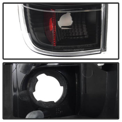 Spyder 97-03 Ford F150 Stylsd. F250/350 V3 Light Bar LED Tail Lights - Blk ALT-YD-FF15097V3-LBLED-BK 5084231