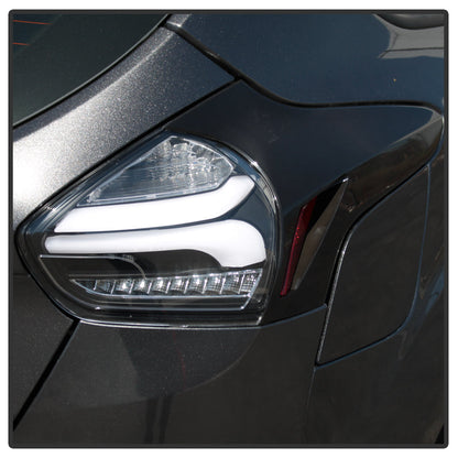 Spyder 15-17 Ford Focus Hatchback LED Tail Lights w/Indicator/Reverse - Black (ALT-YD-FF155D-LED-BK) 5085719
