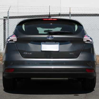 Spyder 15-17 Ford Focus Hatchback LED Tail Lights w/Indicator/Reverse - Black (ALT-YD-FF155D-LED-BK) 5085719