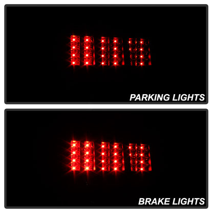 Spyder Ford Mustang 05-09 LED Tail Lights Black ALT-YD-FM05-LED-BK 5003546