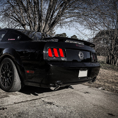 Spyder 05-09 Ford Mustang (Red Light Bar) LED Tail Lights - Smoke ALT-YD-FM05V3-RBLED-SM 5086723