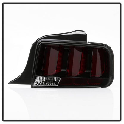 Spyder 05-09 Ford Mustang (Red Light Bar) LED Tail Lights - Smoke ALT-YD-FM05V3-RBLED-SM 5086723