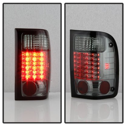 Spyder Ford Ranger 01-05 LED Tail Lights Smoke ALT-YD-FR98-LED-SM 5003874