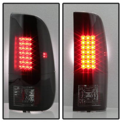 Spyder 08-16 Ford Super Duty LED Tail Lights Black Smoke ALT-YD-FS07-LED-BSM 5083296