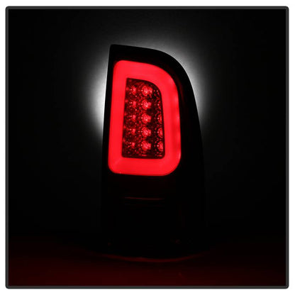 Spyder 08-16 Ford Super Duty F-250 V3 Light Bar LED Tail Lights - Red Clear (ALT-YD-FS07V3-LBLED-RC) 5084736