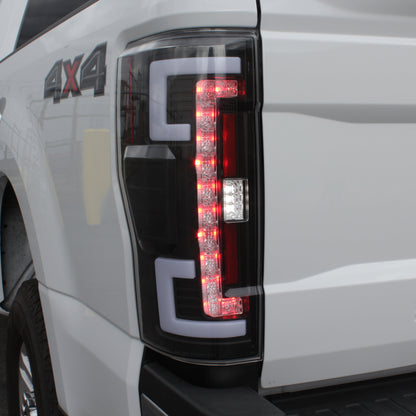 Spyder 17-18 Ford F-250 Super Duty (Excl LED Models) LED Tail Lights - Black (ALT-YD-FS17-LED-BK) 5085580